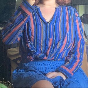 Evereve Striped Blouse